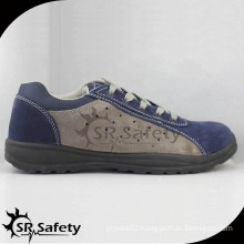 light sports suede leather safety shoes